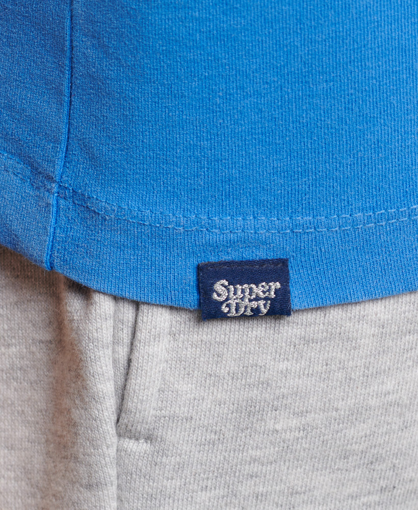 Vintage Roll With It Vest - Blue Star/New Chalk - Superdry Singapore
