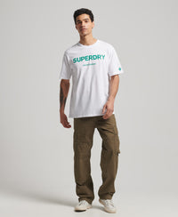 Code Core Sport T-Shirt - Optic - Superdry Singapore