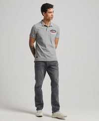 Superstate Polo Shirt - Grey Marl 1 - Superdry Singapore