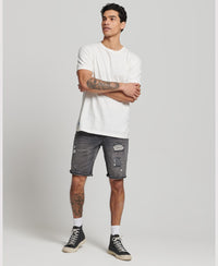 Straight Shorts - Valley Vintage Grey - Superdry Singapore