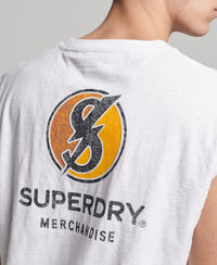 Record Label Vest - Optic - Superdry Singapore