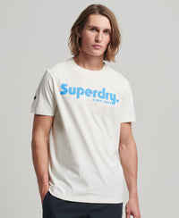 Vintage Terrain Classic T-Shirt - Off White - Superdry Singapore