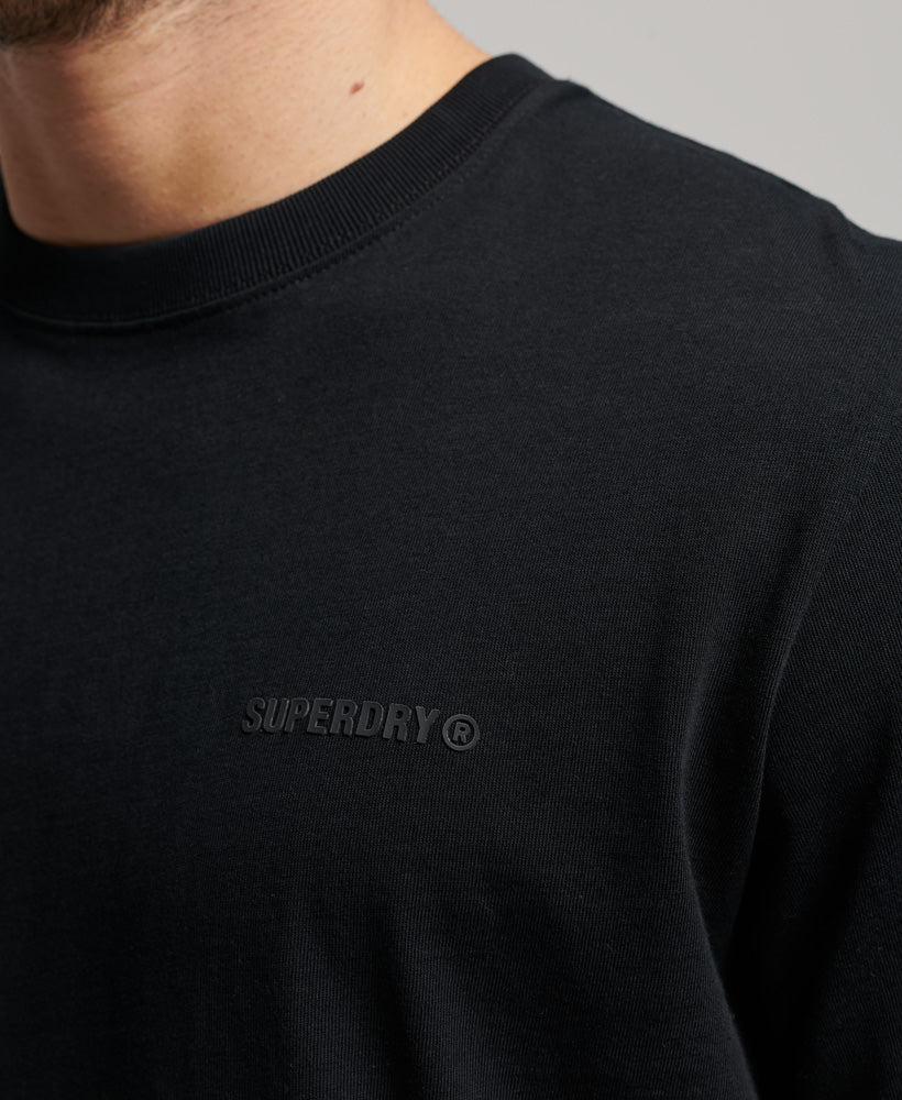 Code Essential Overdyed T-Shirt - Black - Superdry Singapore