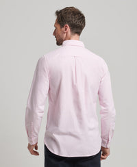 Washed Oxford Shirt - City Pink - Superdry Singapore