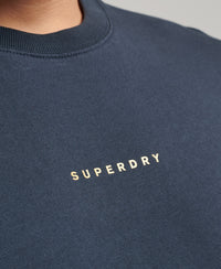 Code Surplus Logo T-Shirt - Blueberry - Superdry Singapore