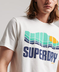 Vintage Great Outdoors T-Shirt - Natural White Marl - Superdry Singapore