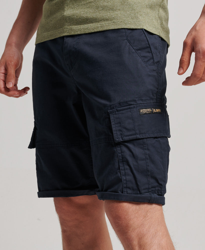 Organic Cotton Core Cargo Shorts - Eclipse Navy - Superdry Singapore