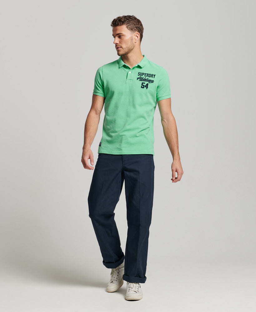 Superstate Polo Shirt - Hot Mint - Superdry Singapore