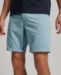 Officer Chino Shorts - Allure Blue - Superdry Singapore