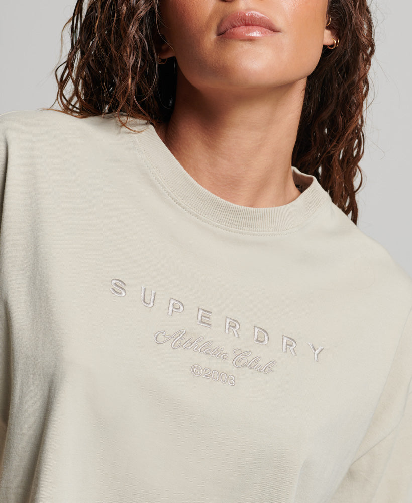 Surplus Oversized Boxy T-Shirt - Willow Grey - Superdry Singapore