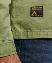 Military Shirt - Drab Olive Green - Superdry Singapore