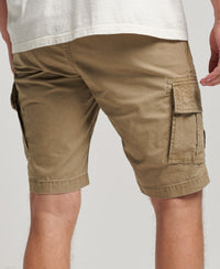 Organic Cotton Core Cargo Shorts - Dress Beige - Superdry Singapore