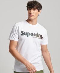 Terrain Logo Print Relaxed Fit T-Shirt - Optic - Superdry Singapore