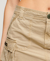 Utility Parachute Skirt - Stone Wash Taupe Brown - Superdry Singapore