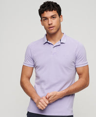 Destroyed Polo Shirt - Light Lavender Purple