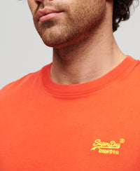 Orange Label Neon Lite T-Shirt - Volcanic Orange - Superdry Singapore