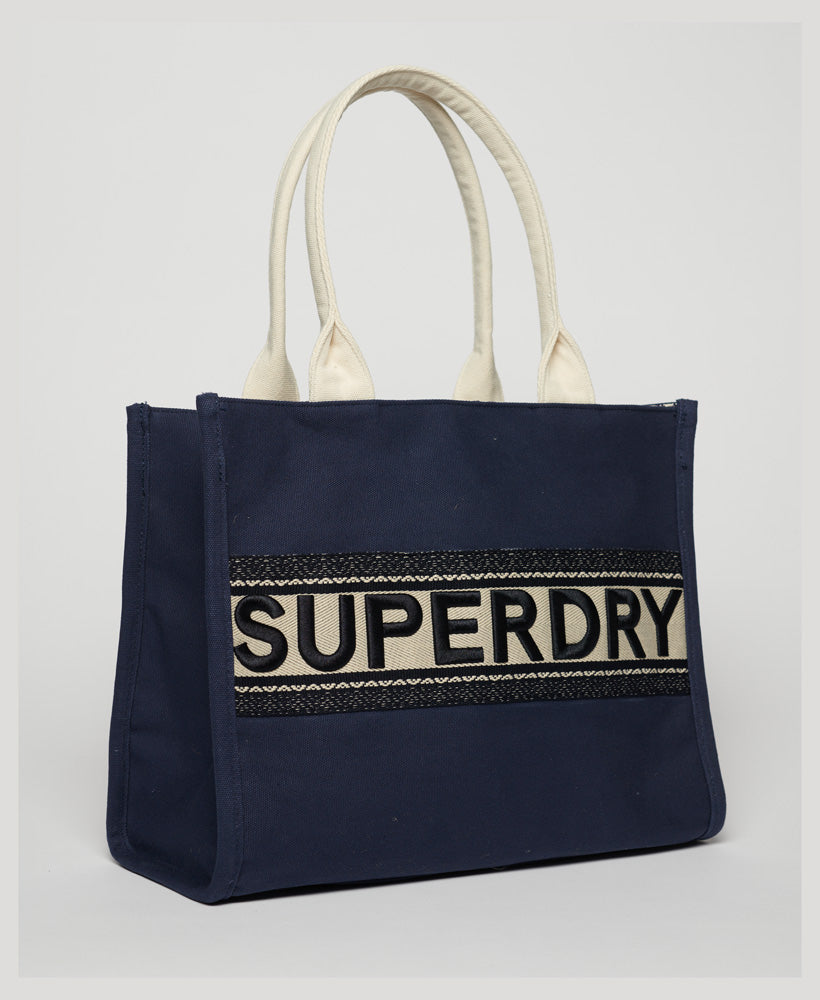 Luxe Tote Bag - Truest Navy - Superdry Singapore
