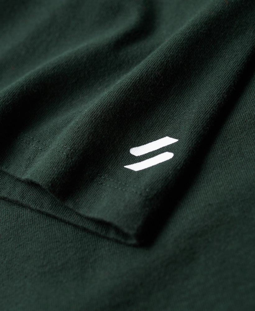 Logo Print Oversized T-Shirt - Academy Dark Green - Superdry Singapore