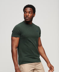 Organic Cotton Essential Logo T-Shirt - Campus Green Grit