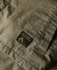 Military Overshirt Jacket - Dark Sage Green - Superdry Singapore