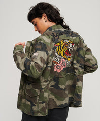 Military M65 Jacket - French Camo Green