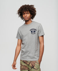 Embroidered Superstate Athletic Logo T-Shirt - Grey Marl - Superdry Singapore