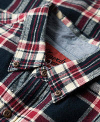 Organic Cotton Lumberjack Check Shirt - Kansas Check Navy - Superdry Singapore