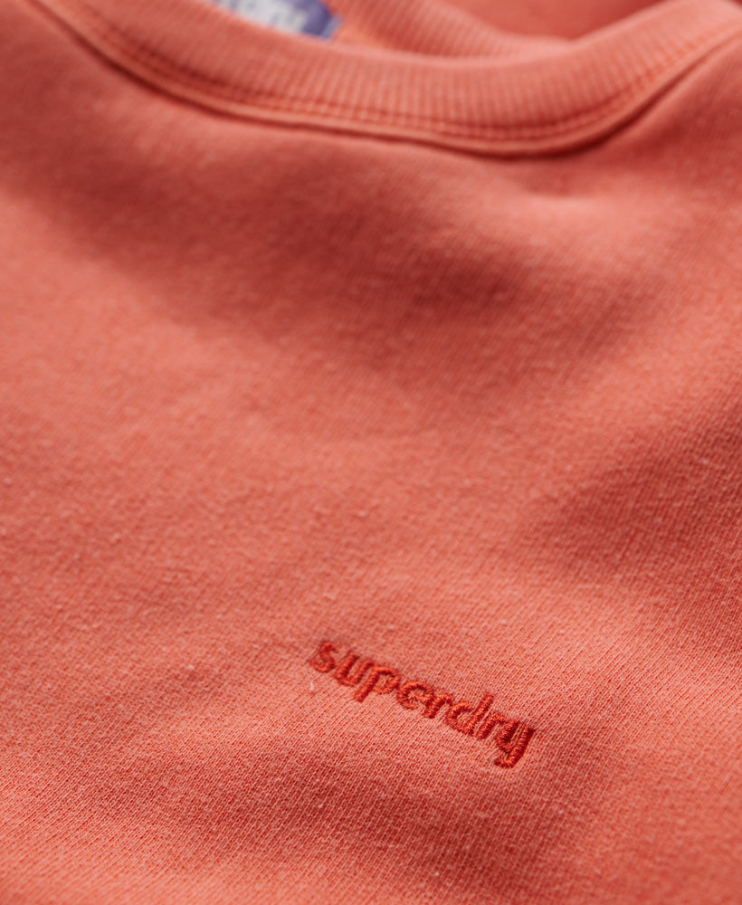 Vintage Washed Sweatshirt - Havana Orange - Superdry Singapore
