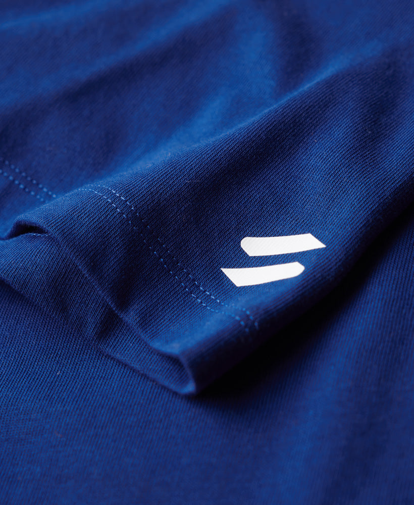 Logo Print Oversized T-Shirt - Elite Blue - Superdry Singapore