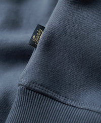 Vintage Logo Embroidered Half Zip Sweatshirt - Mariner Navy - Superdry Singapore