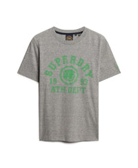 Athletic College T-Shirt - Athletic Grey Marl - Superdry Singapore