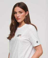 Sportswear Logo Relaxed T-Shirt - Brilliant White - Superdry Singapore