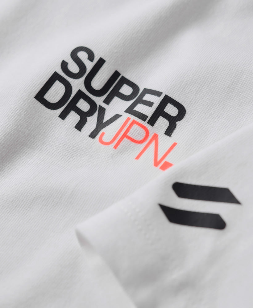 Sportswear Logo Relaxed T-Shirt - Brilliant White - Superdry Singapore
