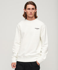 Luxury Sport Loose Fit Crew Sweatshirt - Nordic Bone