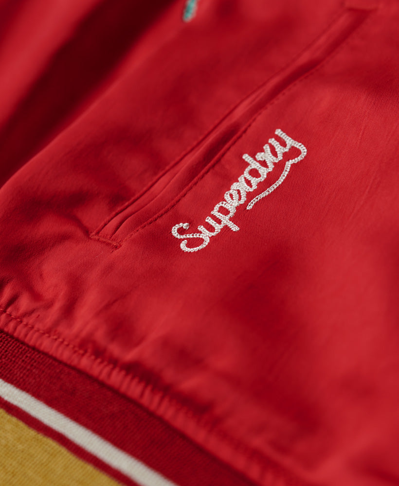 Chinese New Year Suikajan Jacket - Flare Red - Superdry Singapore