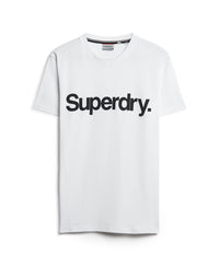 Core Logo Classic T-Shirt - Optic - Superdry Singapore