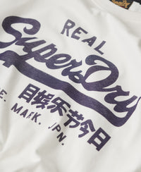 Vintage Logo T-Shirt - Ecru - Superdry Singapore