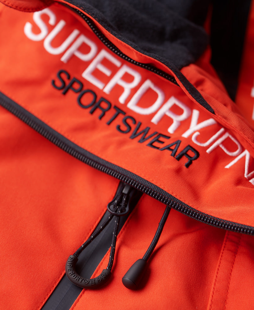 Hooded Ultimate SD Windbreaker Jacket - Bold Orange - Superdry Singapore