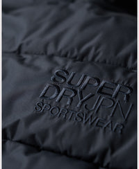 Hooded Sports Puffer Jacket - Eclipse Navy - Superdry Singapore