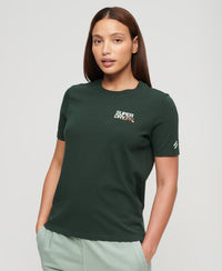 Sportswear Logo Relaxed T-Shirt - Academy Dark Green - Superdry Singapore