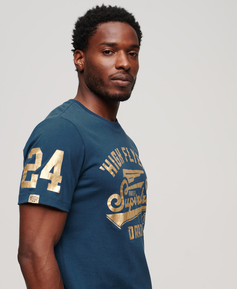 Cny Graphic Tee Blue Bottle Blue Bottle Superdry Men Tops