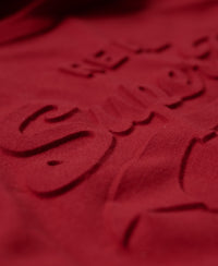 Embossed Vintage Logo T-Shirt - Expedition Red - Superdry Singapore