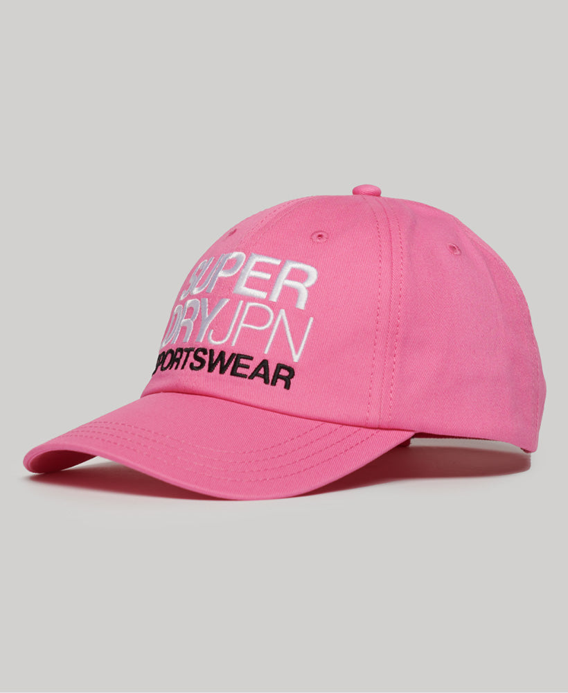 Graphic Baseball Cap - Marne Pink - Superdry Singapore