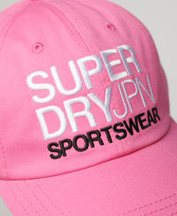 Graphic Baseball Cap - Marne Pink - Superdry Singapore