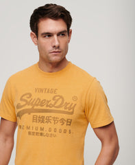 Classic Heritage T-Shirt - Amber Yellow Marl