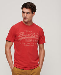 Classic Heritage T-Shirt - Ferra Red Marl