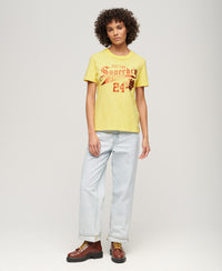 CNY Graphic T-Shirt - Pale Lemon - Superdry Singapore