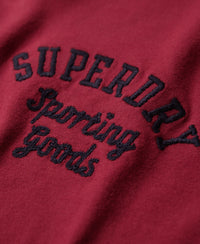 Embroidered Superstate Athletic Logo T-Shirt - Chilli Pepper Red - Superdry Singapore
