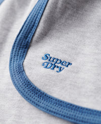 Essential Logo Racer Shorts - Glacier Grey Marl - Superdry Singapore