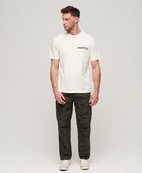 Tattoo Graphic Loose Fit T-Shirt - Cream - Superdry Singapore